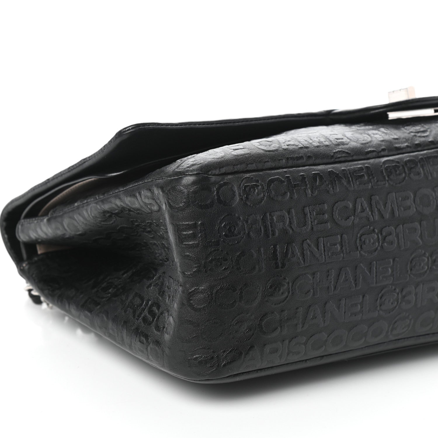 Chanel Calfskin Unlimited Jumbo Double Flap Black 9 of 10