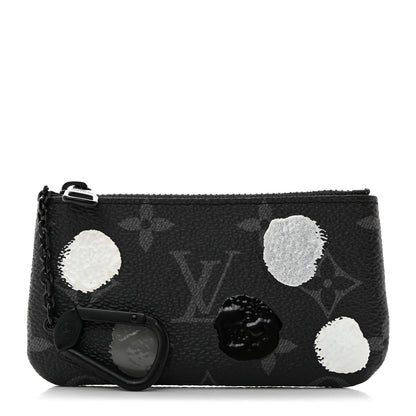 Louis Vuitton LV X YK Monogram Eclipse Key Pouch Black Silver 1 of 7