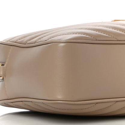 Saint Laurent Calfskin Matelasse Monogram Lou Camera Bag Dark Beige 9 of 12