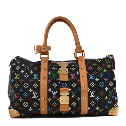 Louis Vuitton Monogram Multicolor Keepall 45 Black 1 of 10