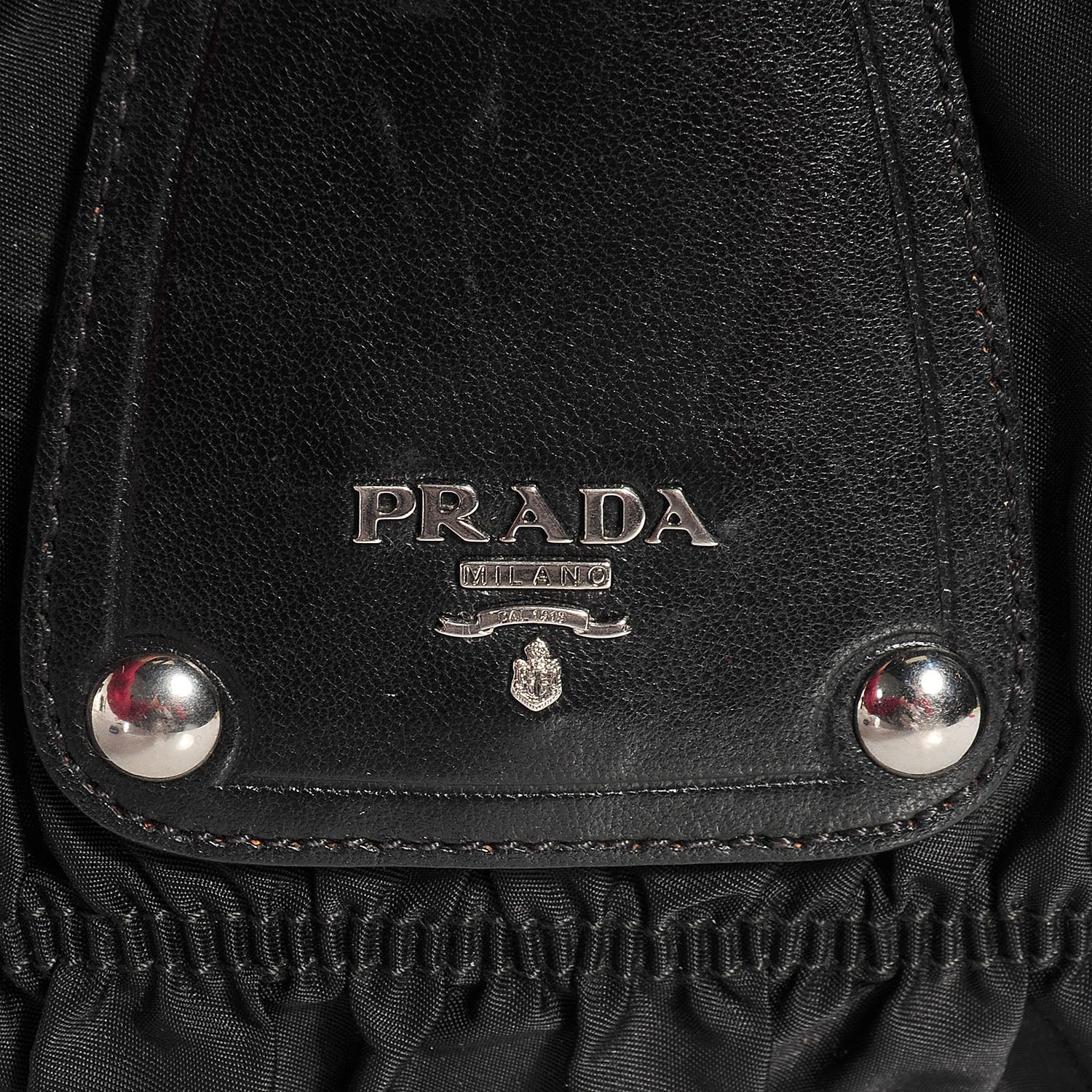 Prada Tessuto Nylon Gaufre Tote Nero Black 10 of 12