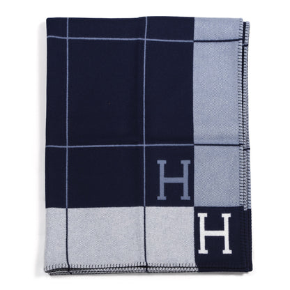 Hermes Wool Cashmere Avalon III Blanket Caban Ecru 1 of 4