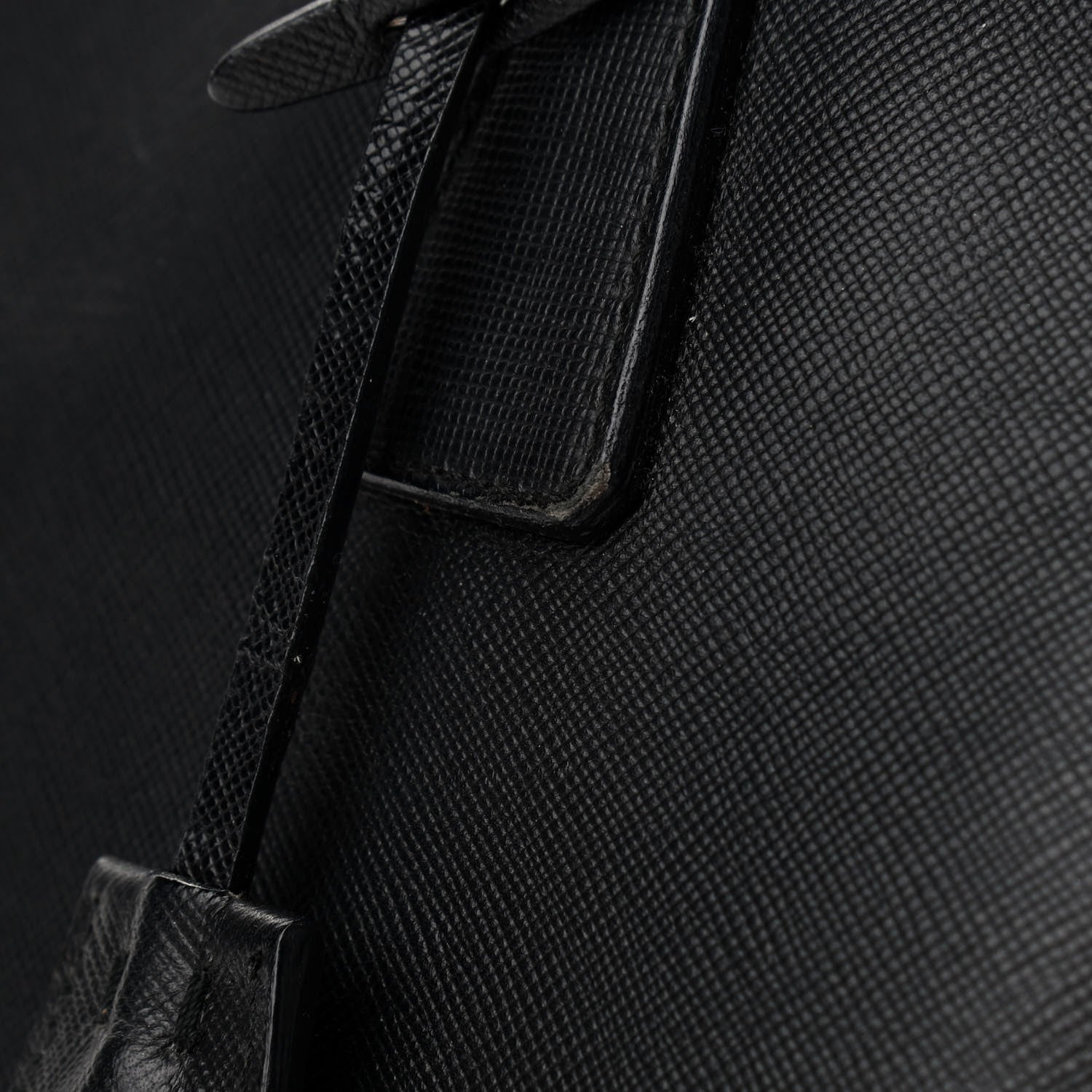 Prada Saffiano Lux Large Promenade Tote Black 11 of 18