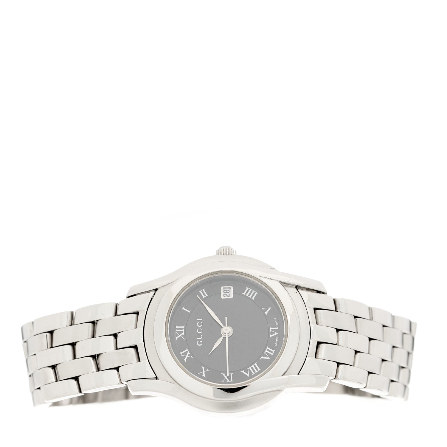 Gucci Stainless Steel 27mm 5500L Quartz Watch Black 2 of 5