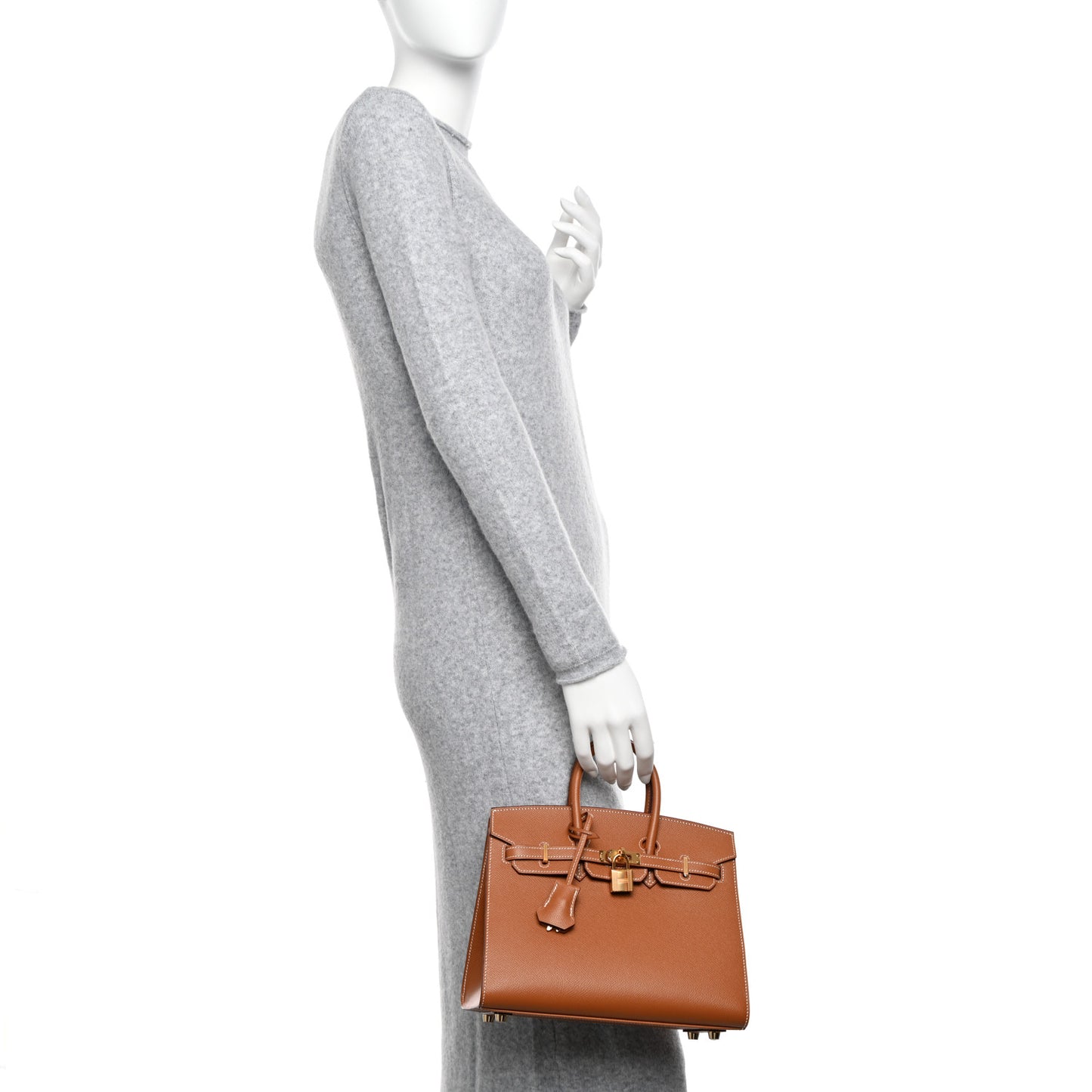 Epsom Birkin Sellier 25 Gold