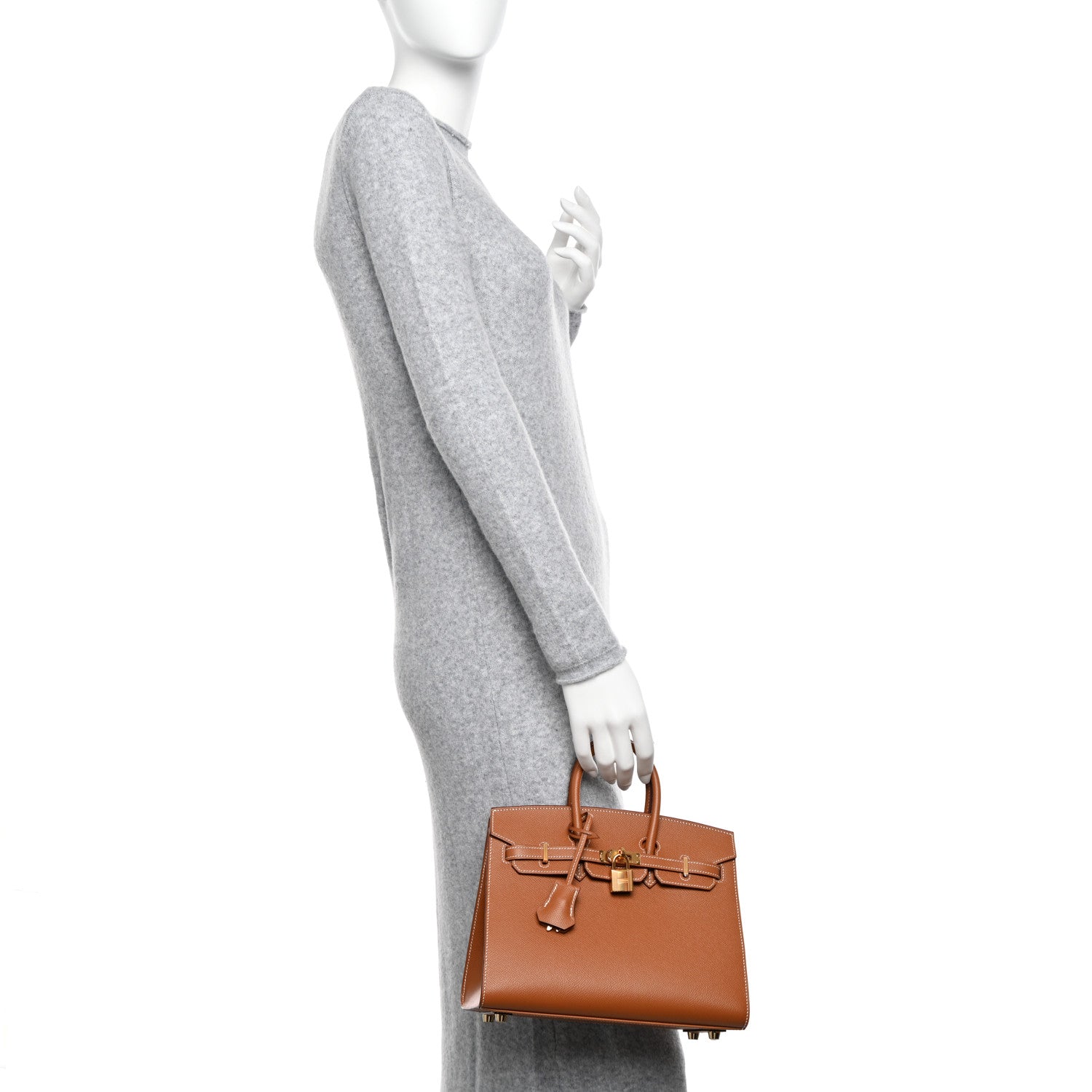 Hermes Epsom Birkin Sellier 25 Gold 2 of 11