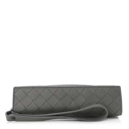 Bottega Veneta Nappa Maxi Intreccio Wristlet Pouch Graphite 1 of 7