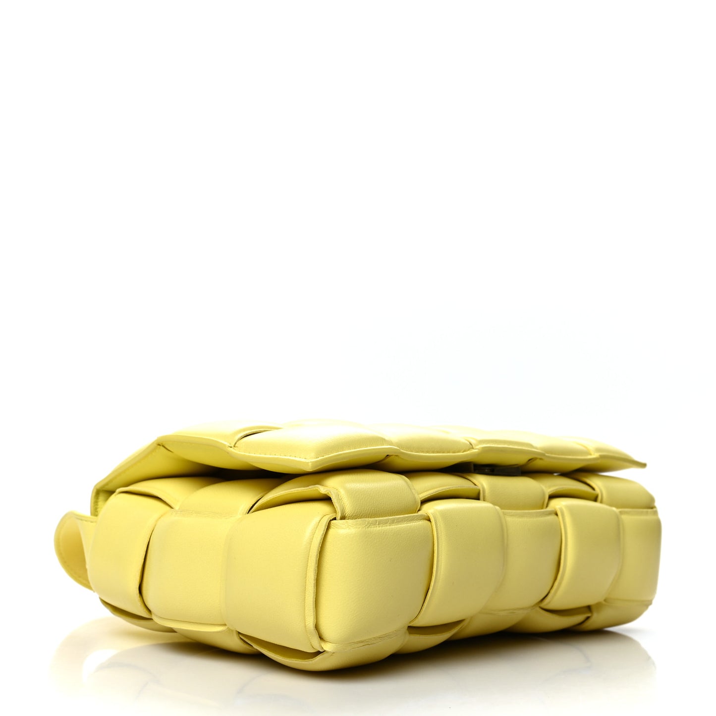 Nappa Maxi Intreccio Padded Cassette Crossbody Bag Sherbert