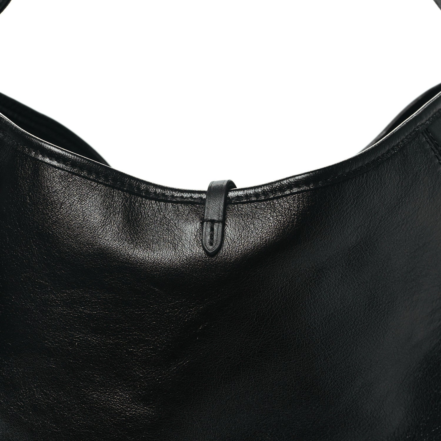 Louis Vuitton Lambskin CarryAll Vibe MM Black 8 of 10