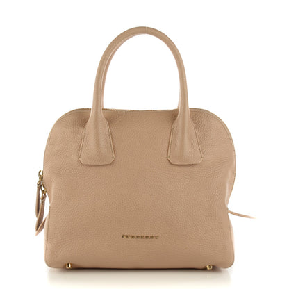 Burberry London Grainy Calfskin Small Greenwood Bowling Bag Light Nude 1 of 7