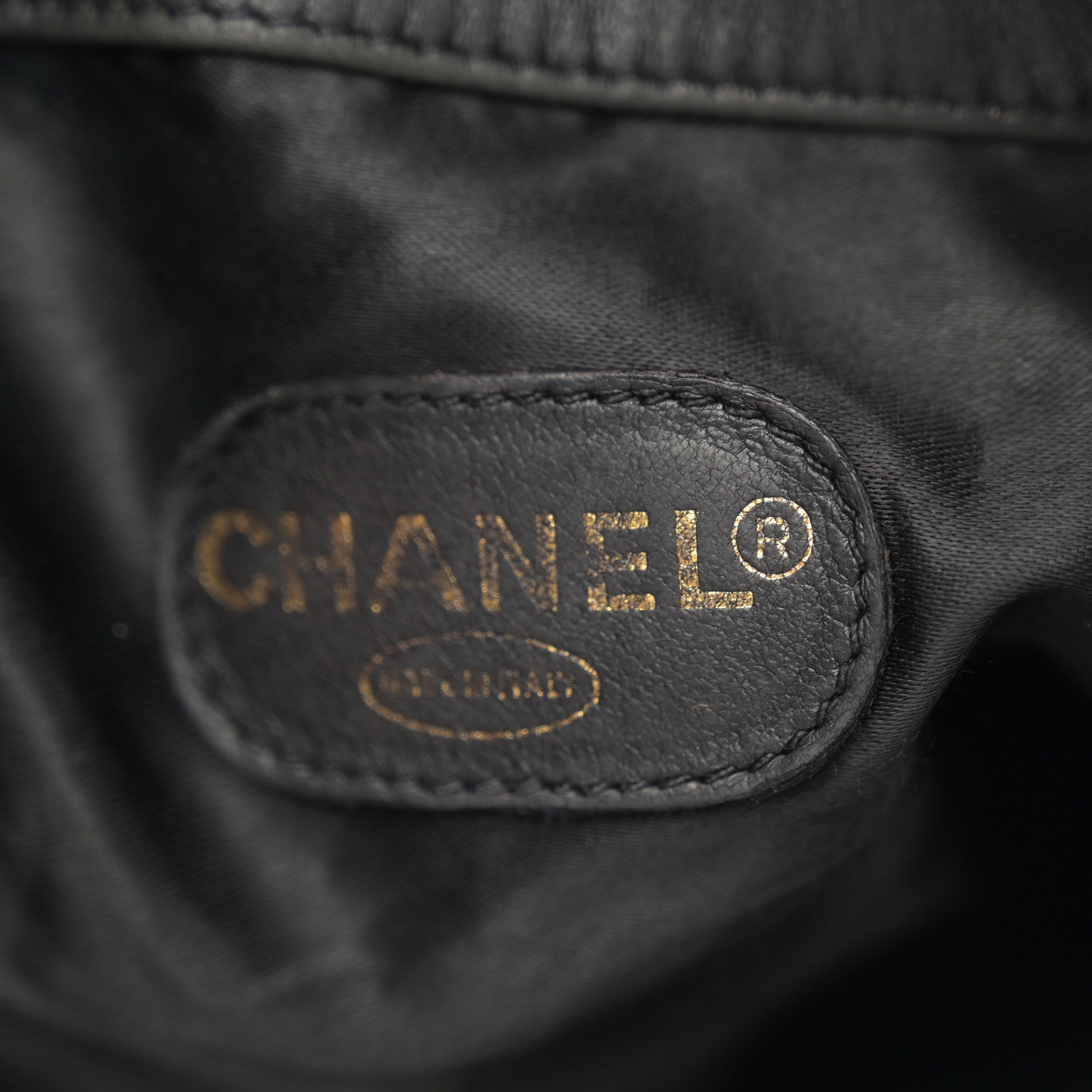 Chanel Lambskin CC Drawstring Bag Black 6 of 11