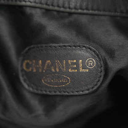 Chanel Lambskin CC Drawstring Bag Black 6 of 11