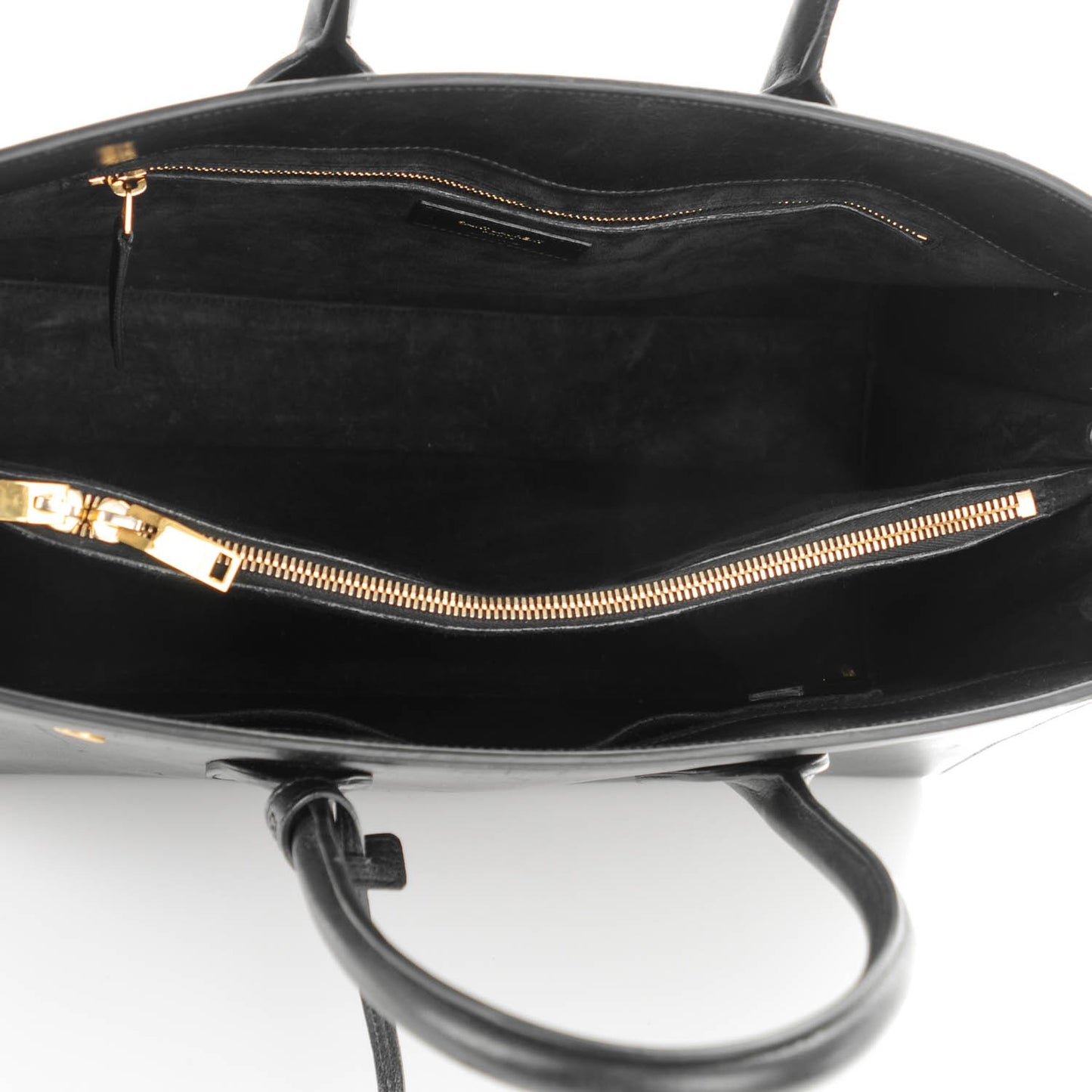 Calfskin Large Sac De Jour Carryall Black