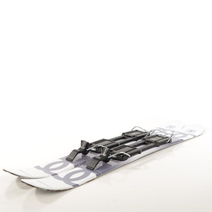 Chanel Snow Skis With Case White Grey 7 of 14