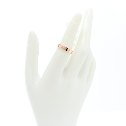Cartier 18K Pink Gold 3.5mm LOVE Wedding Band Ring 52 6 2 of 5
