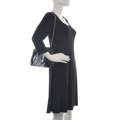 Chanel Vinyl Medium Rock and Chain Flap Black 2 of 15