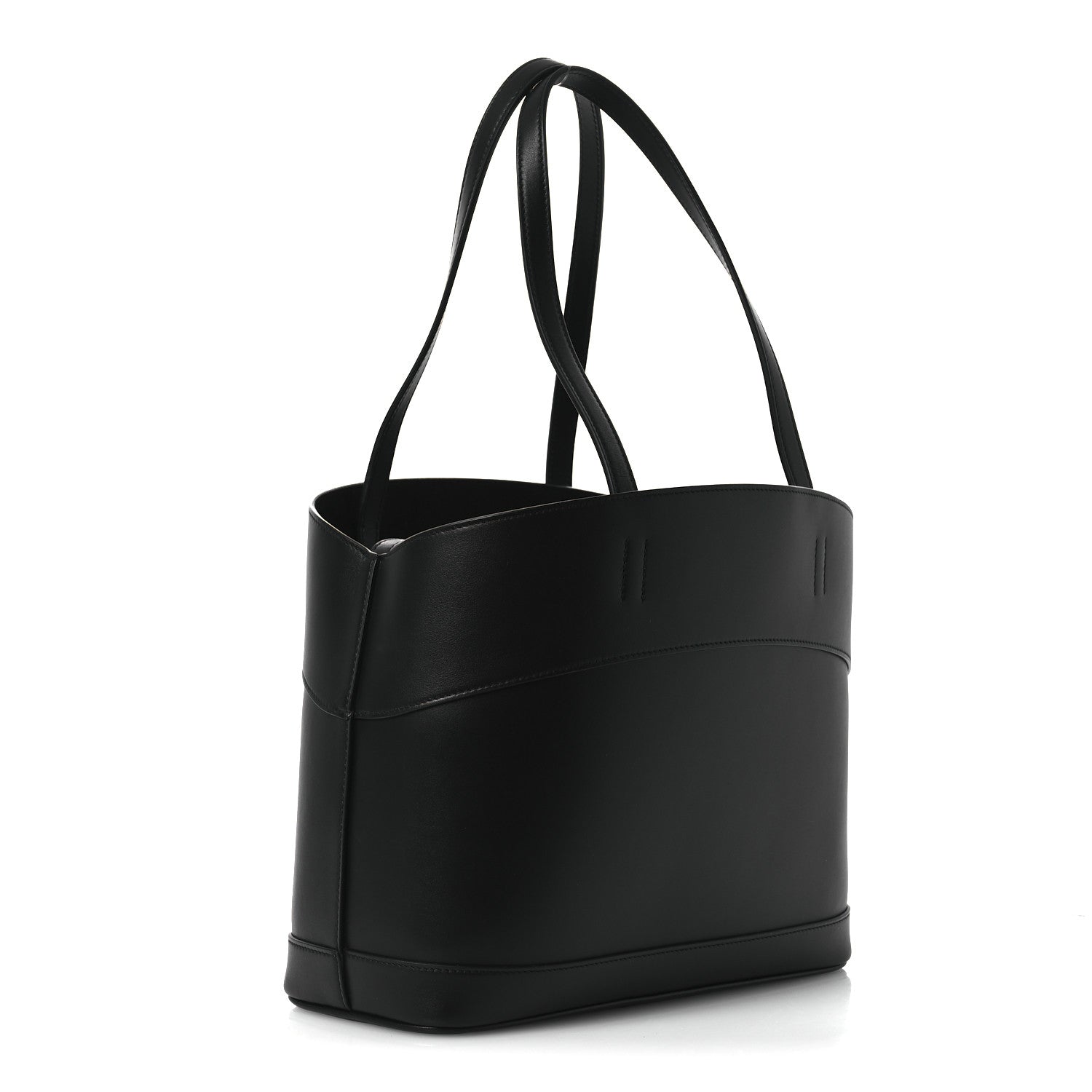 Salvatore Ferragamo Calfskin Charming Tote Black 4 of 13