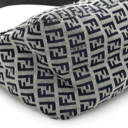 Fendi Zucchino Mama Baguette Navy 8 of 10