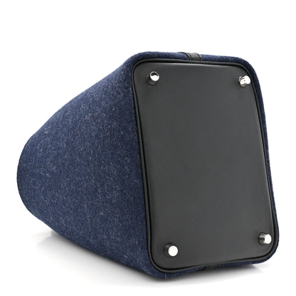 Hermes Feutre Swift Picotin Lock 18 PM Bleu Nuit Black 4 of 10
