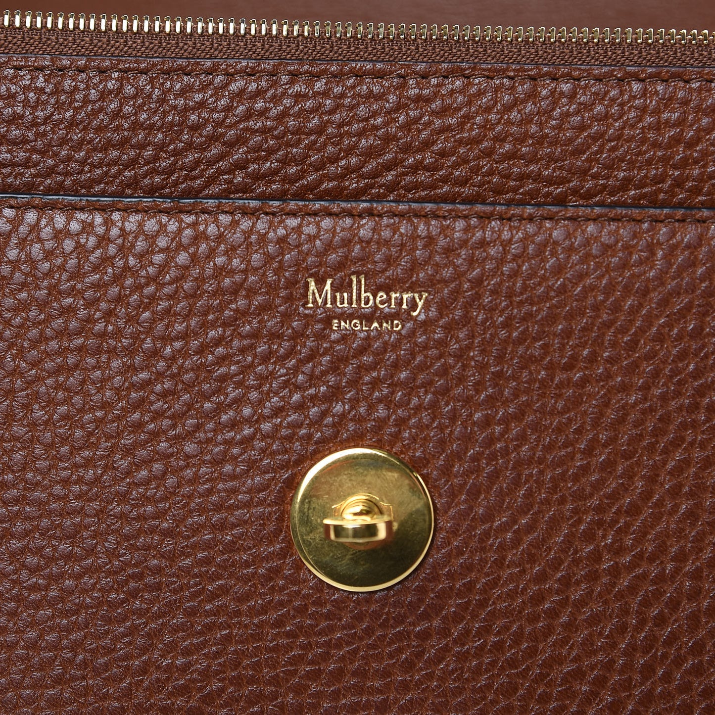 Small Classic Grain Calfskin Small Darley Oak