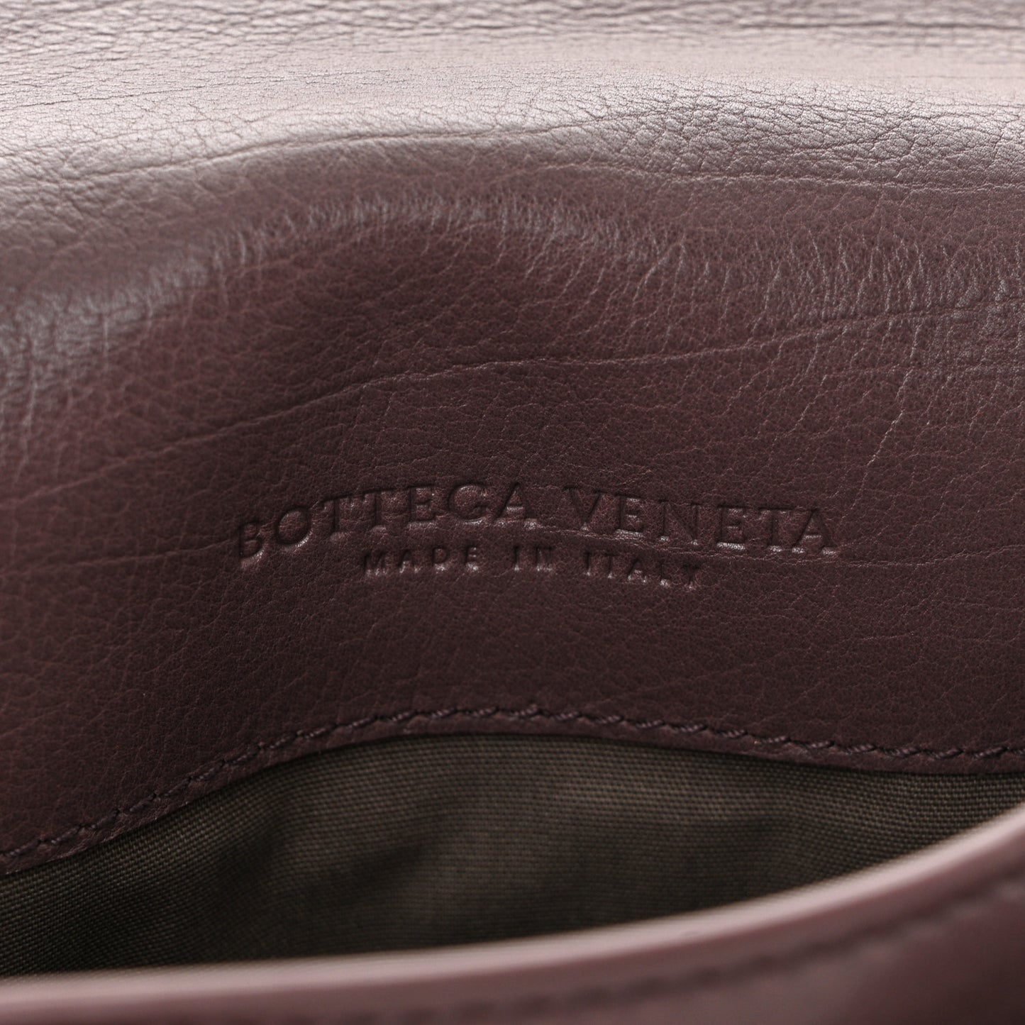 Nappa Intrecciato Mini Saddle Crossbody Lilac