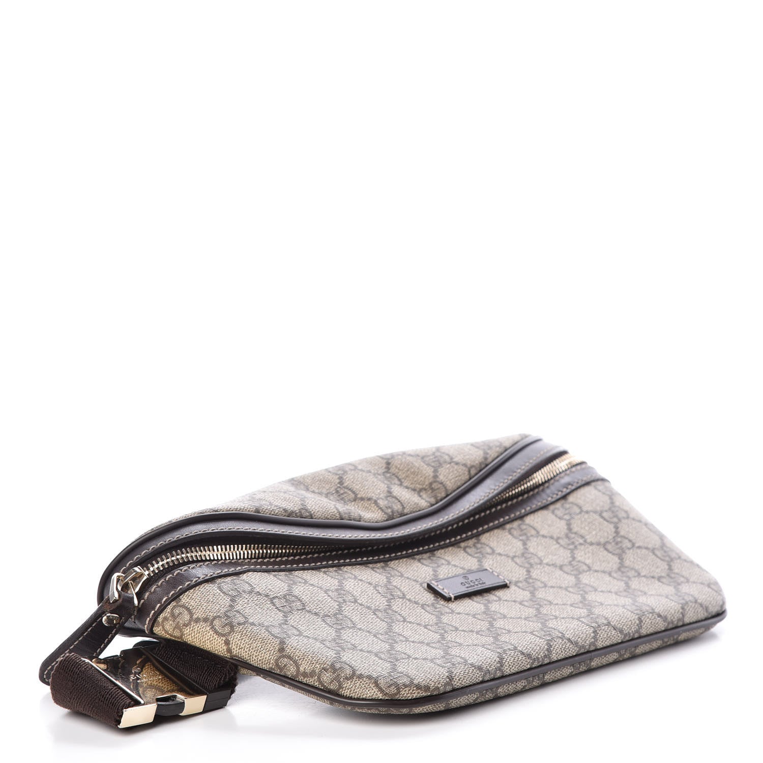 Gucci GG Supreme Monogram Belt Bag Dark Brown 5 of 8