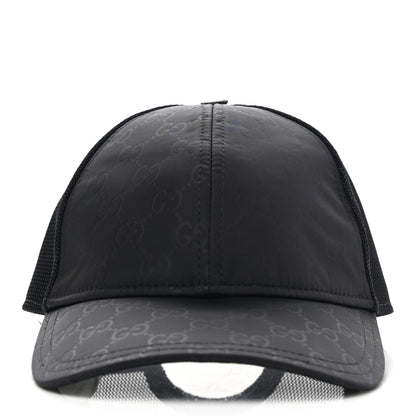 Gucci Nylon Monogram Baseball Hat L Black 3 of 11