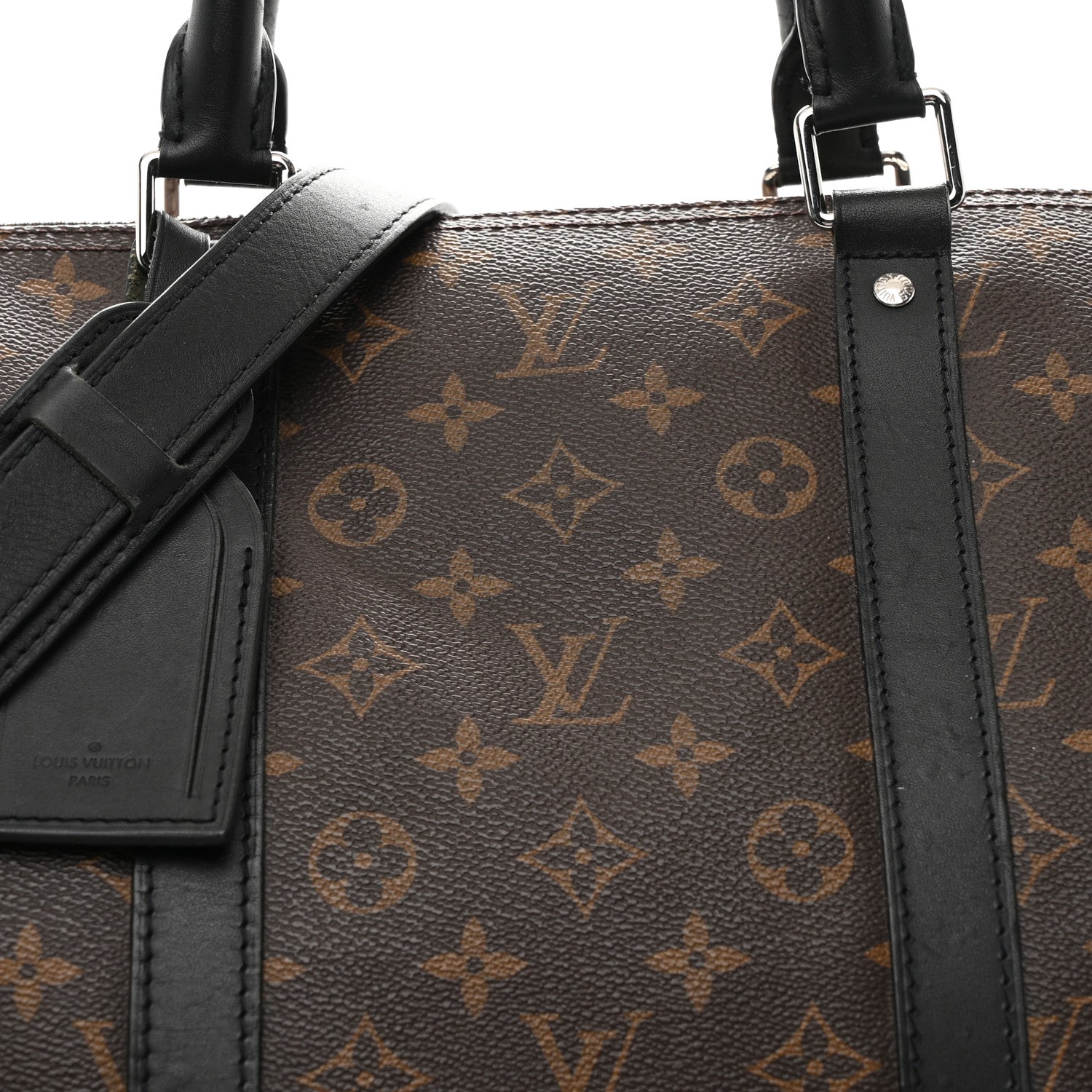 Louis Vuitton Monogram Macassar Keepall Bandouliere 55 6 of 8