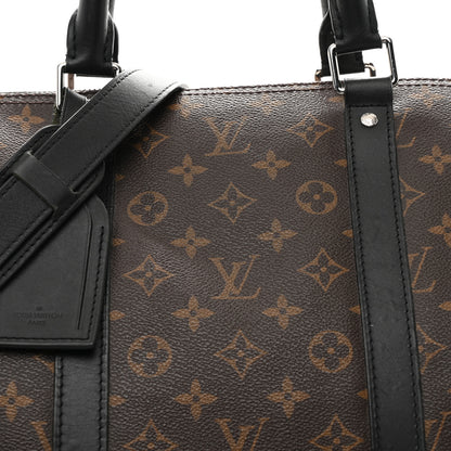 Louis Vuitton Monogram Macassar Keepall Bandouliere 55 6 of 8