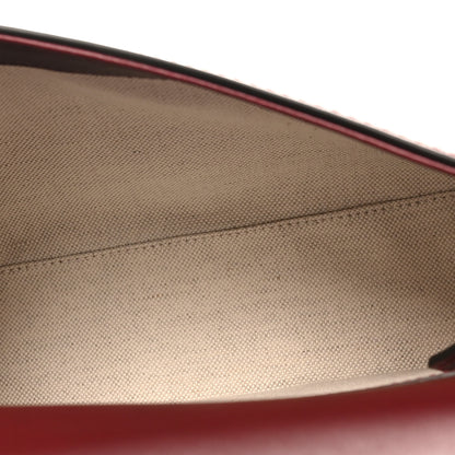 Gucci Roxy Calfskin Medium Blondie Top Handle Bag Rosso Ancora 5 of 10