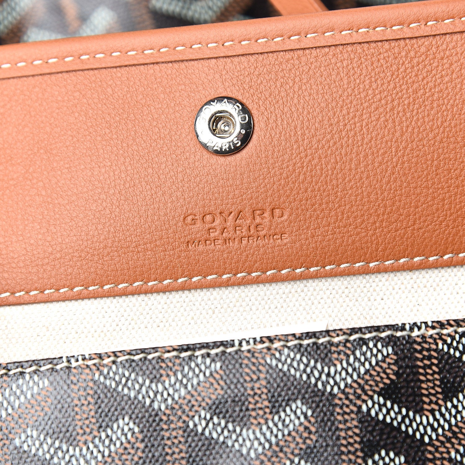 Goyard Goyardine Saint Louis GM Black Gold 7 of 9