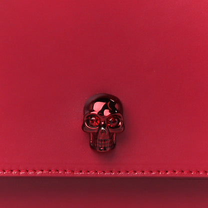 Alexander McQueen Calfskin Small Skull Resin Chain Crossbody Bag Red 8 of 10