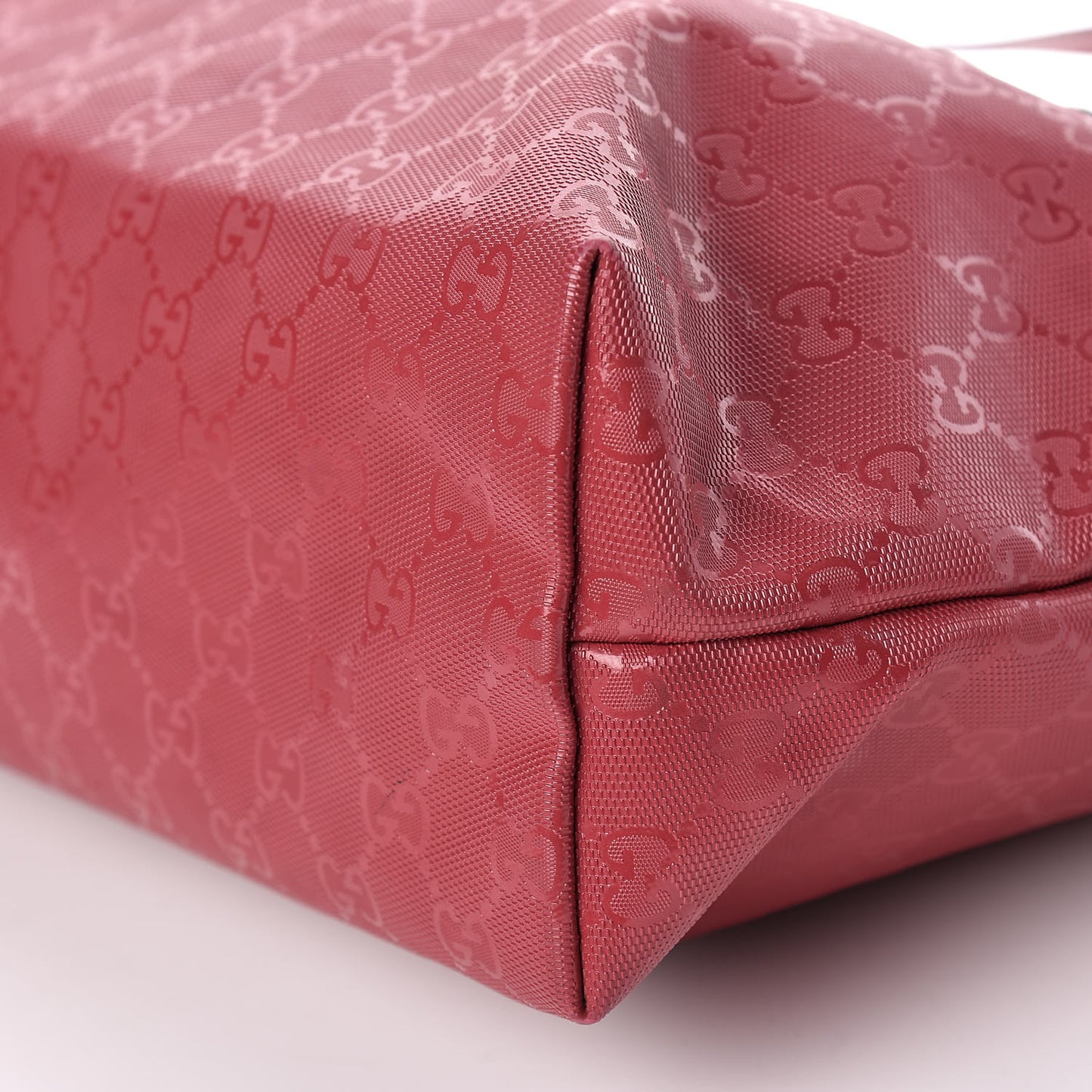 Imprime Monogram Medium Zippered Shopping Tote Rose Blush