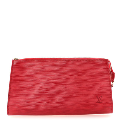 Louis Vuitton Epi Pochette Accessories 21 Castillan Red 1 of 6
