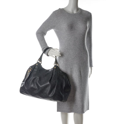 Gucci Guccissima Large Sukey Tote Black 2 of 8