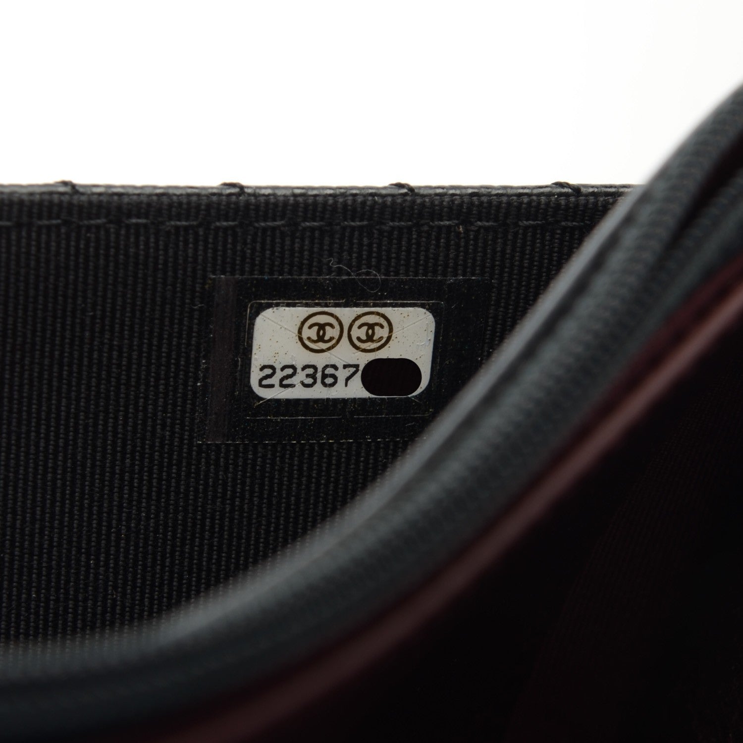 Chanel Caviar Chevron Wallet On Chain WOC Black 8 of 8