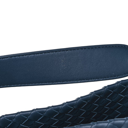 Bottega Veneta Nappa Intrecciato Bella Tote Navy 11 of 11