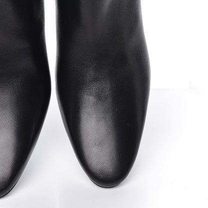 Balenciaga Shiny Sheepskin 20mm Oval Booties 37 Black 13 of 13