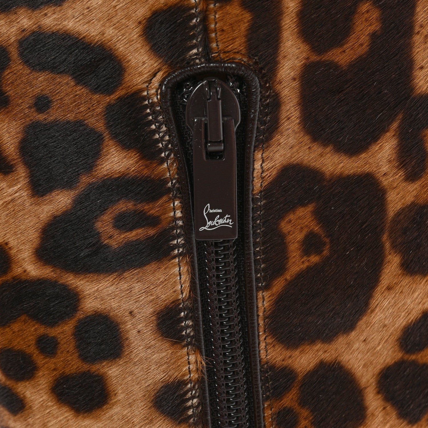 Christian Louboutin Pony Hair Morgan 70 Over The Knee Boots 36 Leopard 9 of 10