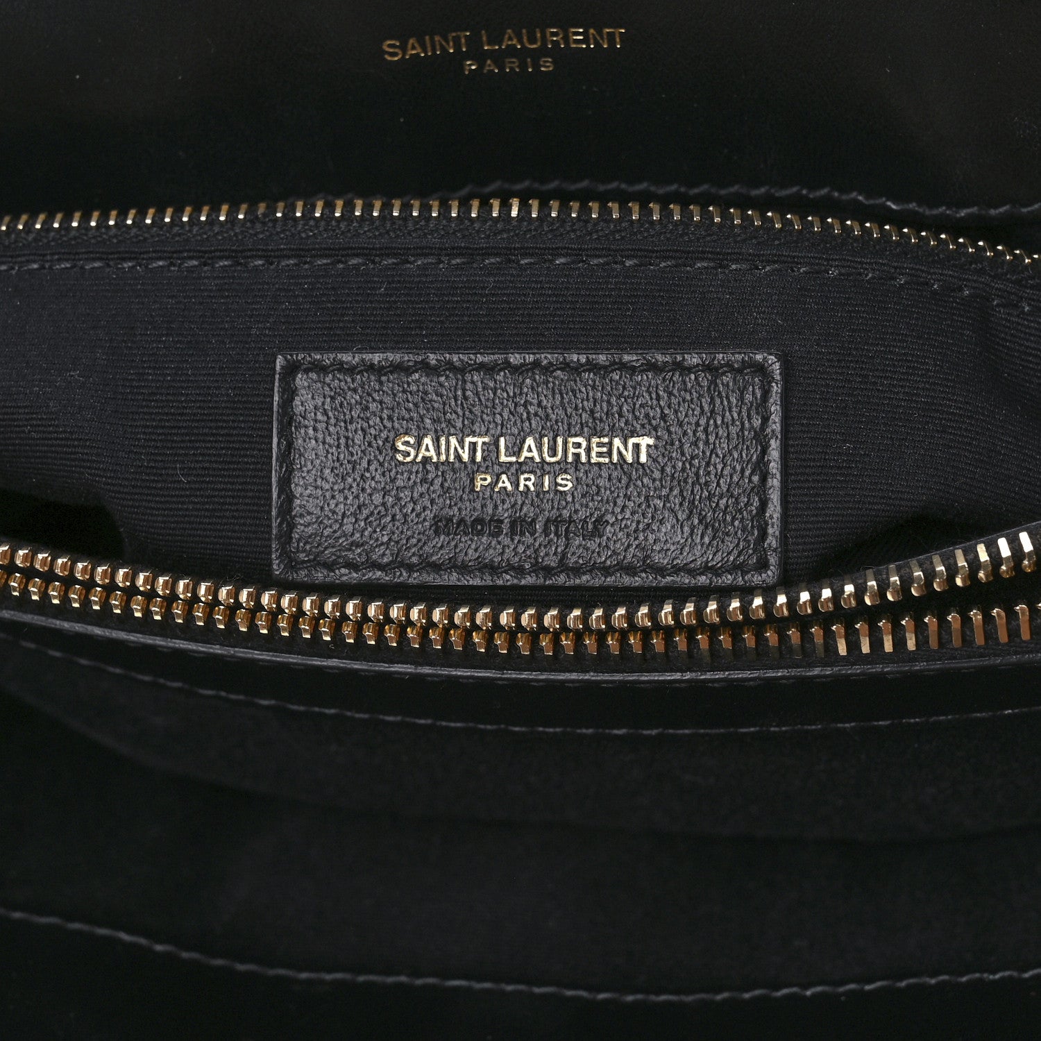 Saint Laurent Calfskin Y Quilted Monogram Medium Loulou Chain Satchel Black 7 of 10
