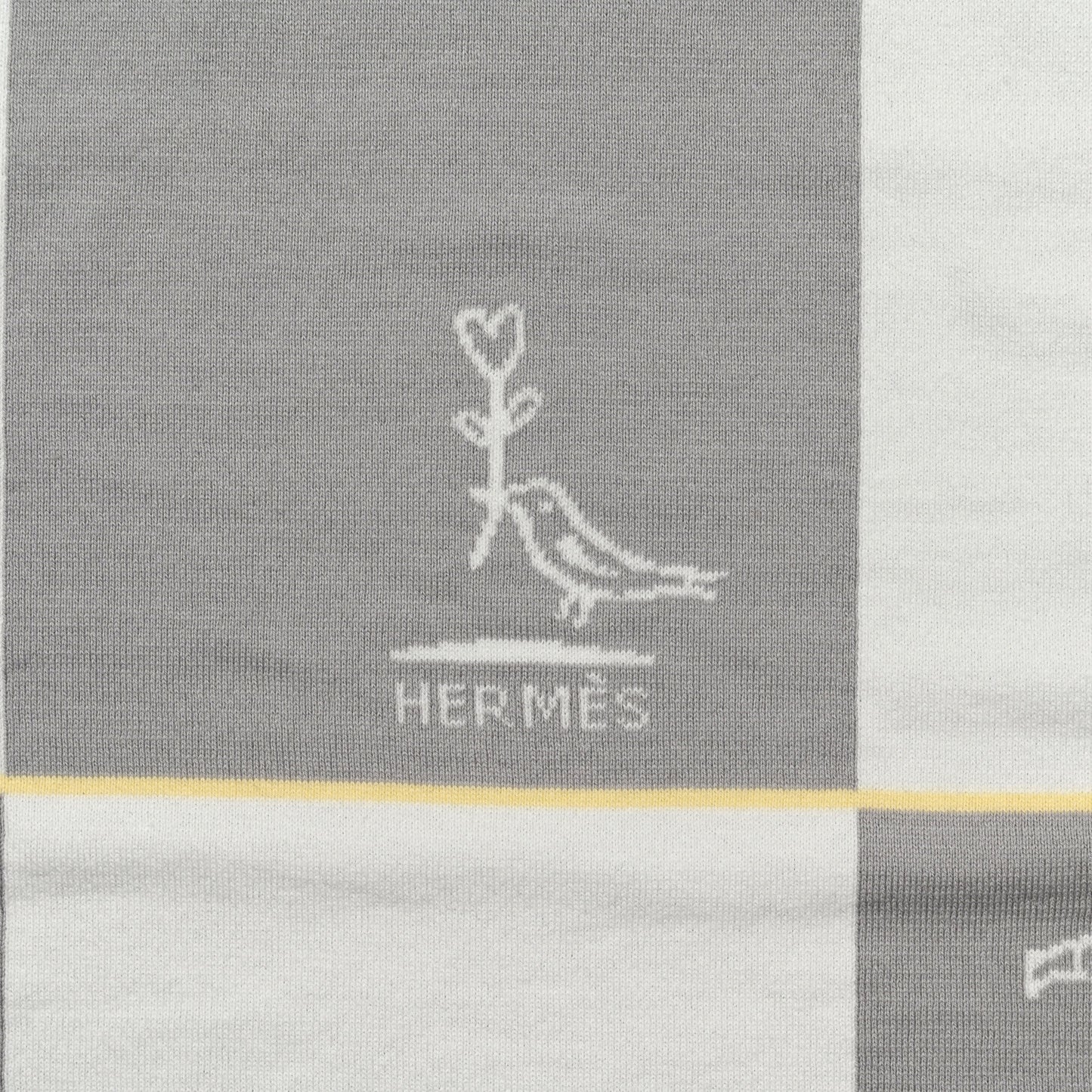 Cotton Cabriole Blanket Gris Perle