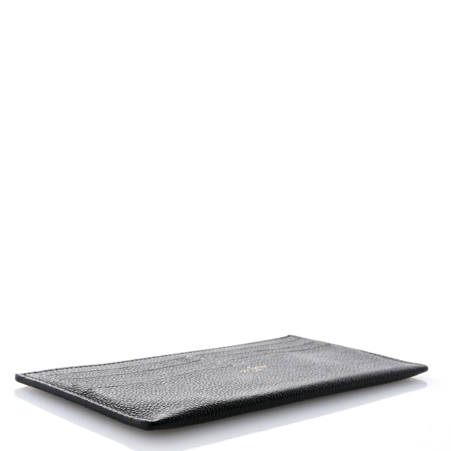 Louis Vuitton Calfskin Felicie Chain Wallet Card Holder Insert Black 4 of 6