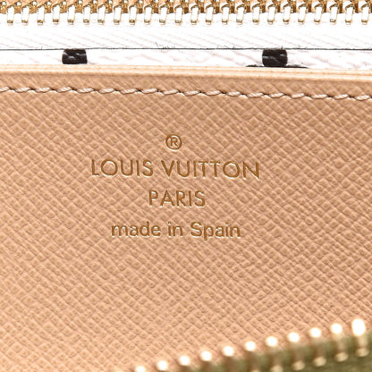 Louis Vuitton Monogram Giant Zippy Wallet Kaki White 6 of 7