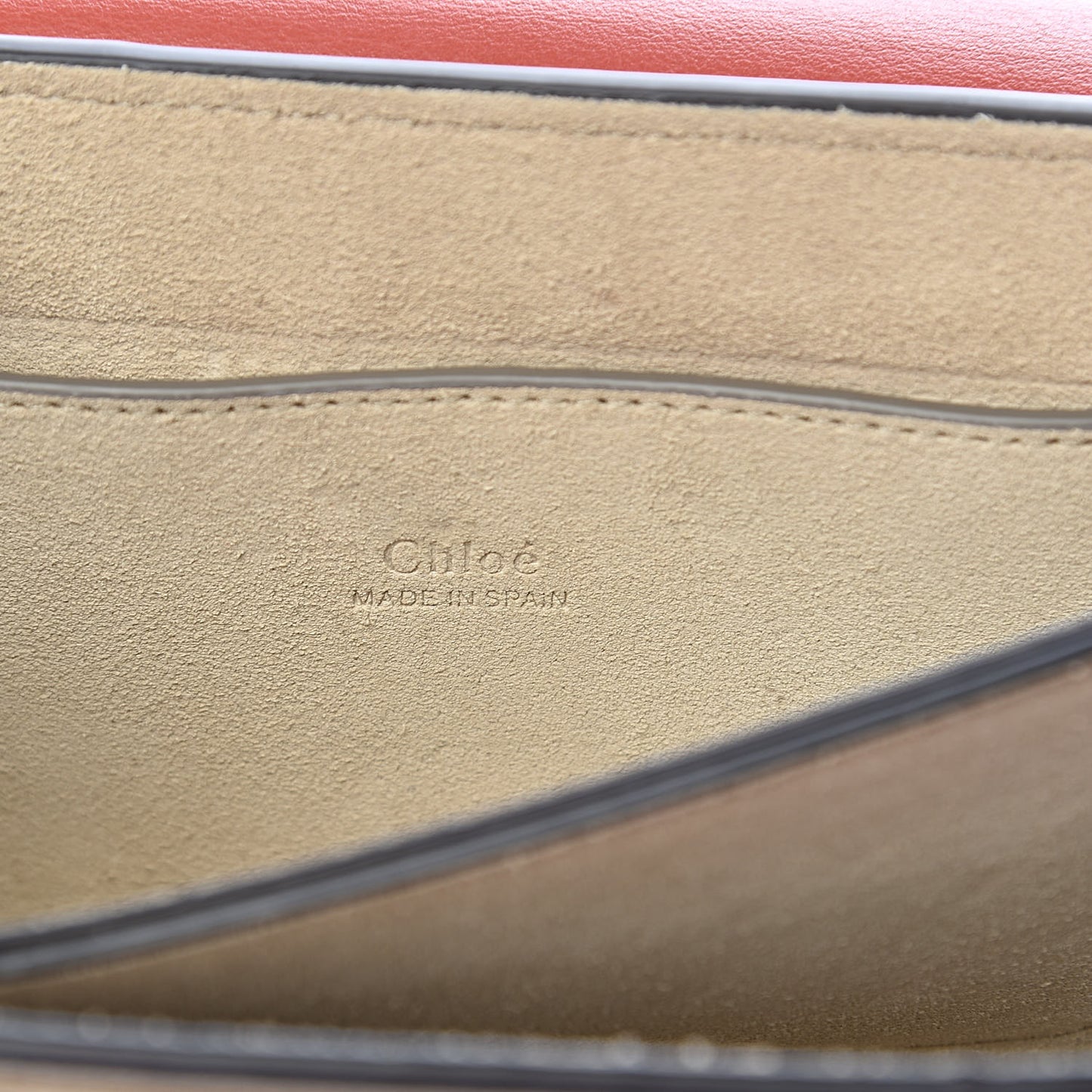 Suede Calfskin Small Faye Shoulder Bag Terracotta Red