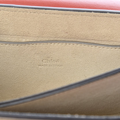 Chloe Suede Calfskin Small Faye Shoulder Bag Terracotta Red 6 of 12