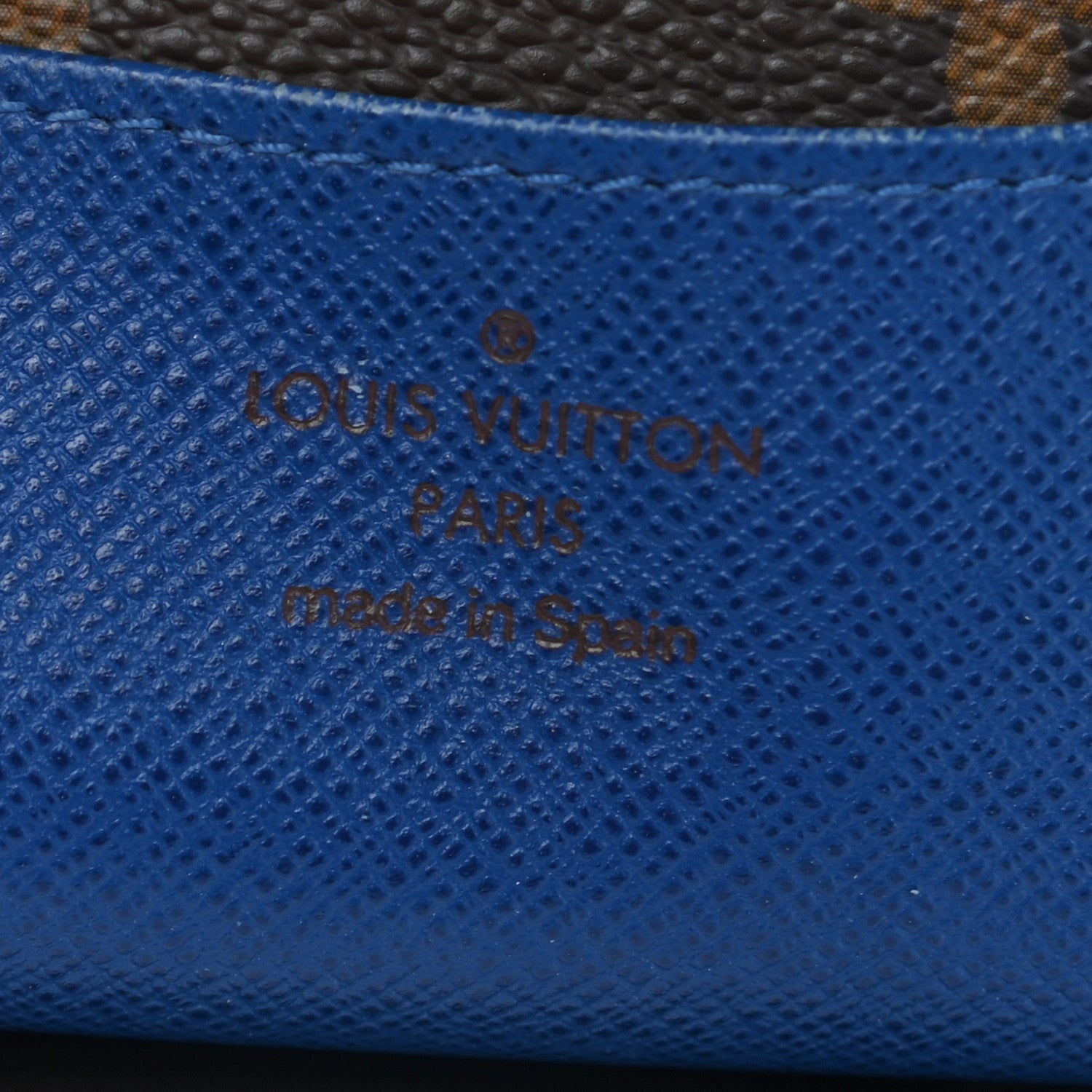 Louis Vuitton Monogram Emilie Wallet Blue 6 of 13