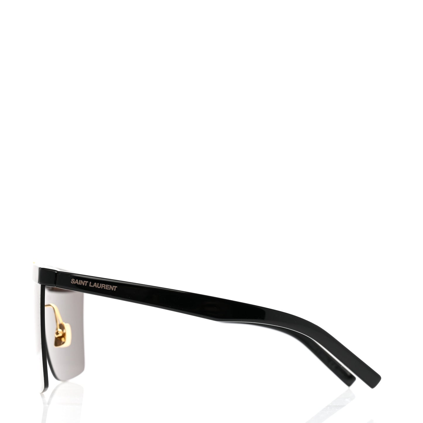Acetate Palace Mask Sunglasses SL 537 Black