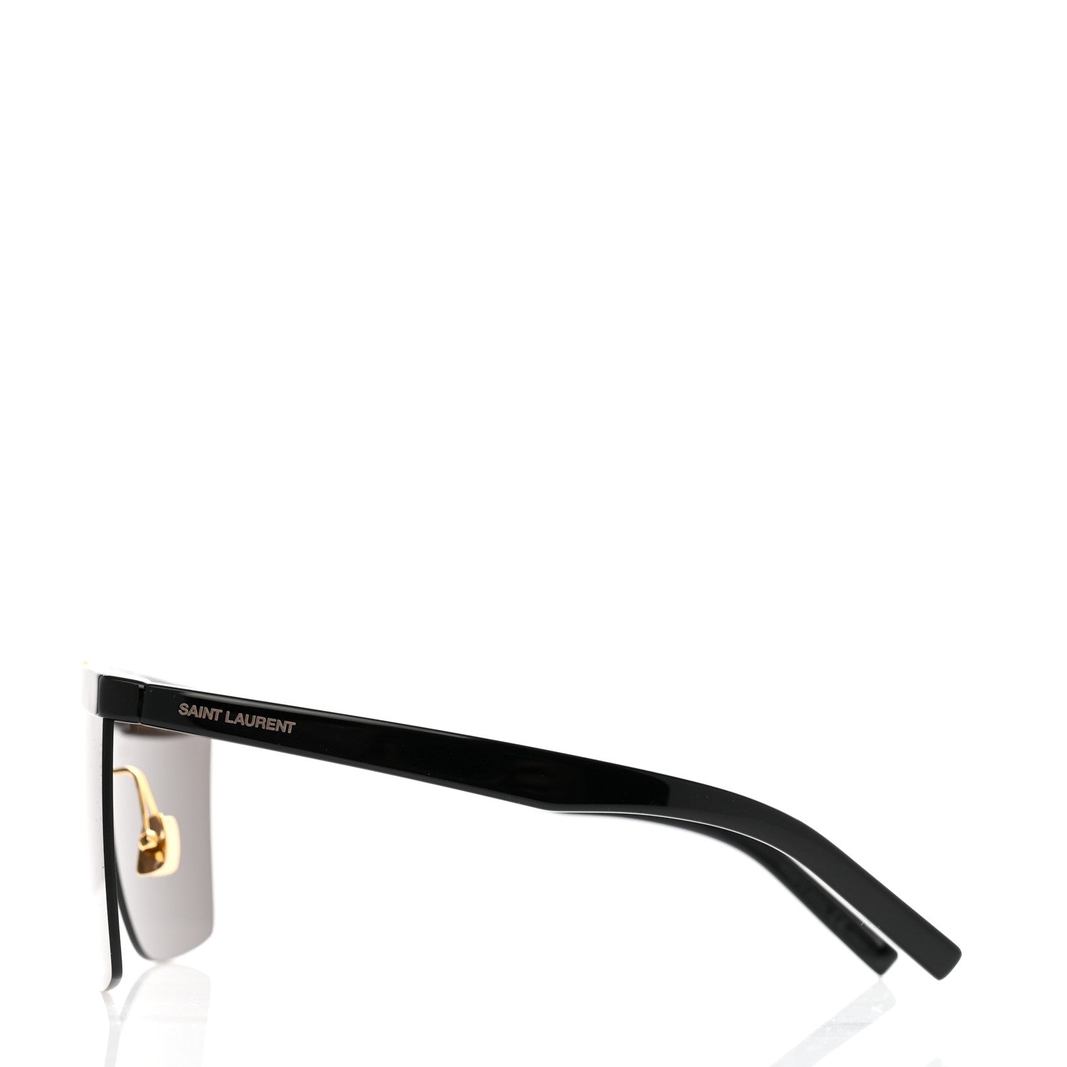Saint Laurent Acetate Palace Mask Sunglasses SL 537 Black 3 of 7