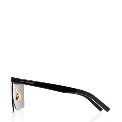 Saint Laurent Acetate Palace Mask Sunglasses SL 537 Black 3 of 7