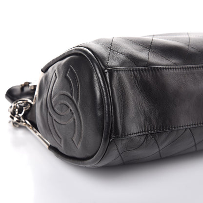 Chanel Lambskin Stitched Medium Ultimate Soft Tote Black 11 of 13
